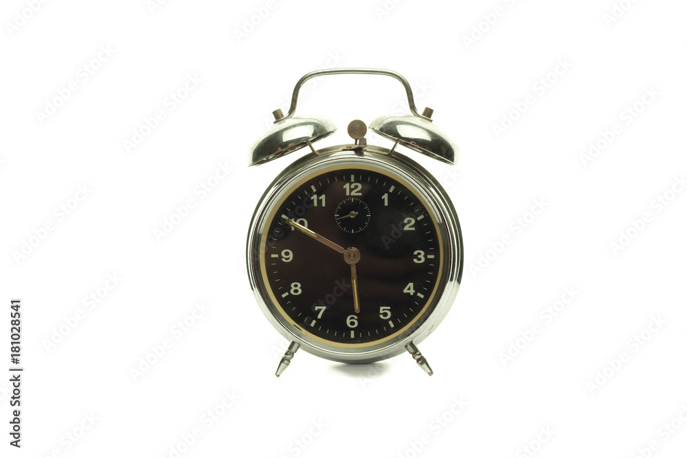 Alarm clock on white background Alarm clock on white background