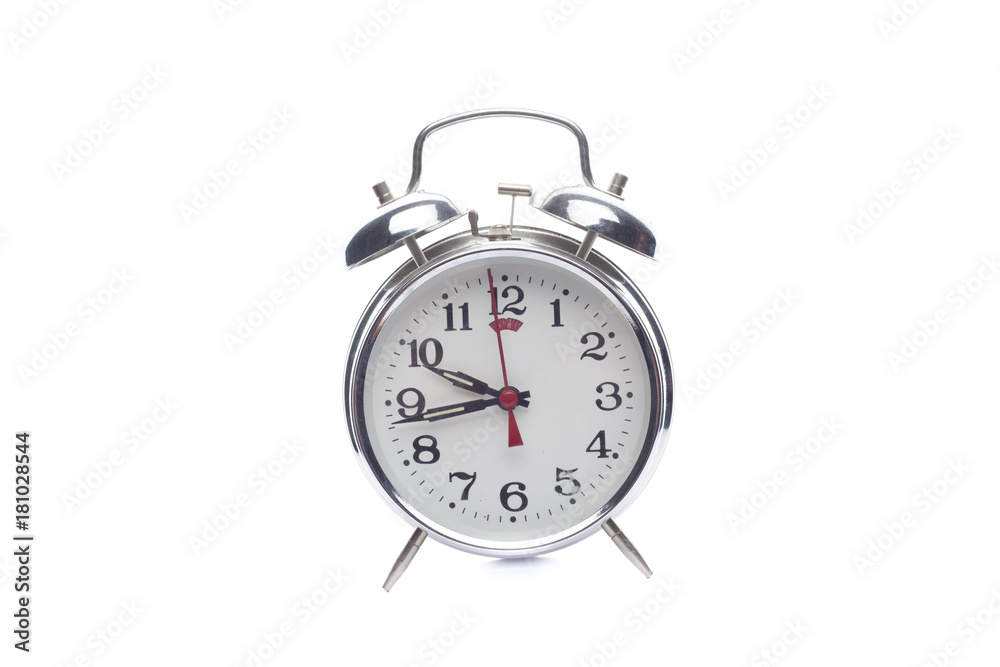 Alarm clock on white background Alarm clock on white background