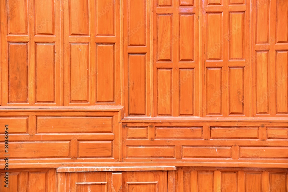 Texture of Wooden Wall of a Traditional Thai House Texture of Wooden Wall of a Traditional Thai House