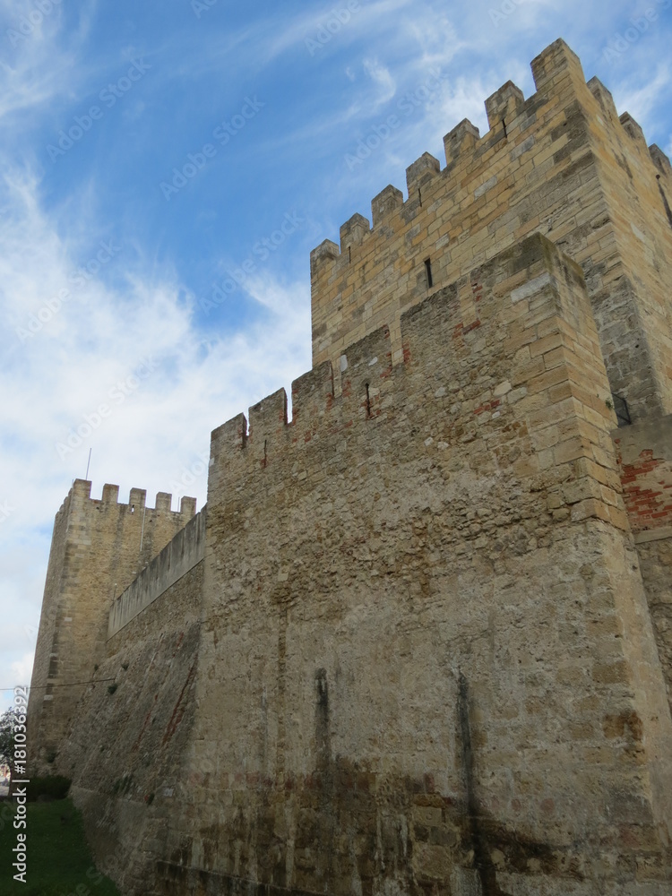 Portugal - Lisbonne - Tours du Château Saint-Georges
