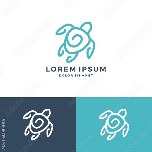 turtle logo vector icon download