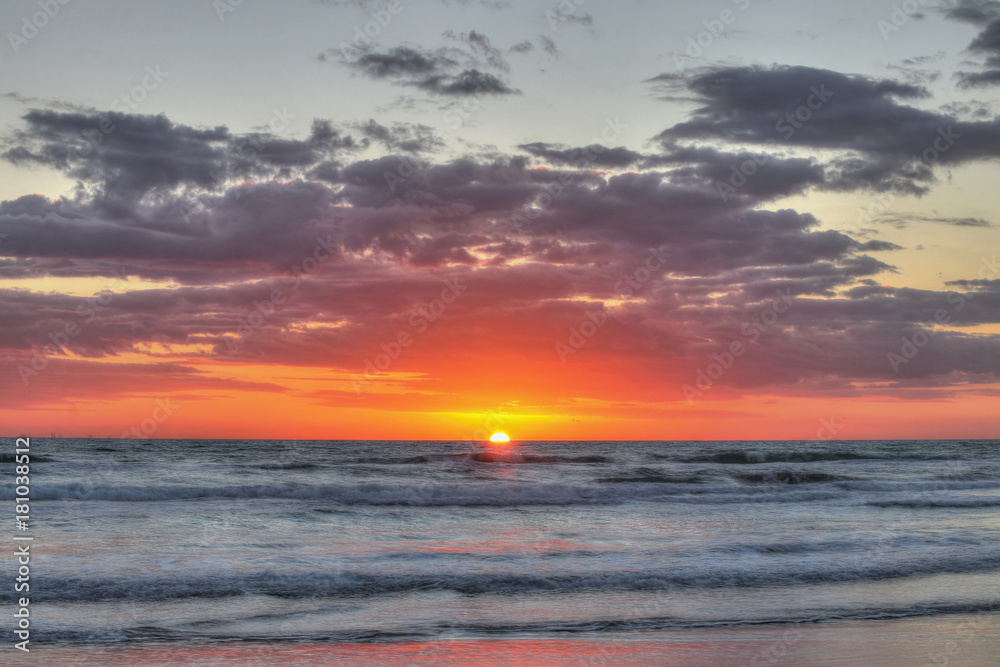 Sunrise at South Padre Island, Texas USA
