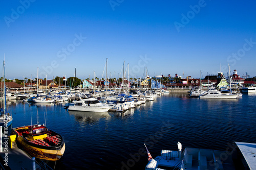 Long Beach Harbor with Ships © Dennis