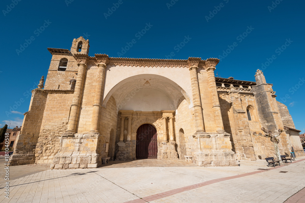 San Pedro church in Fromista, Palencia, Castilla y León, Spain.