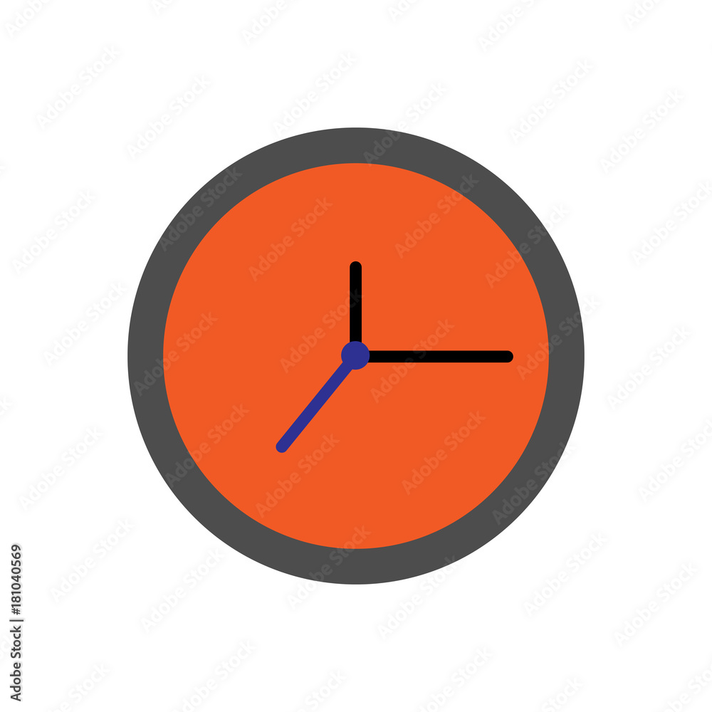 Clock icon. Clock icon.