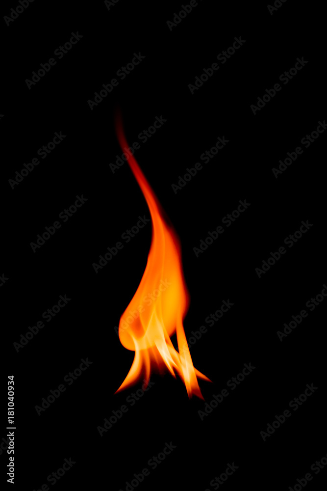 fire flame isolated on black background fire flame isolated on black background
