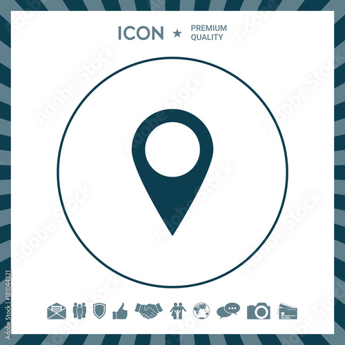 Map pointer icon