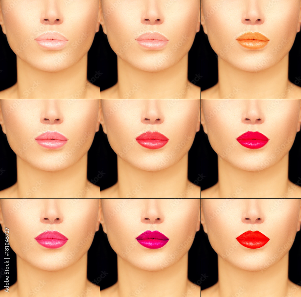 Color lips