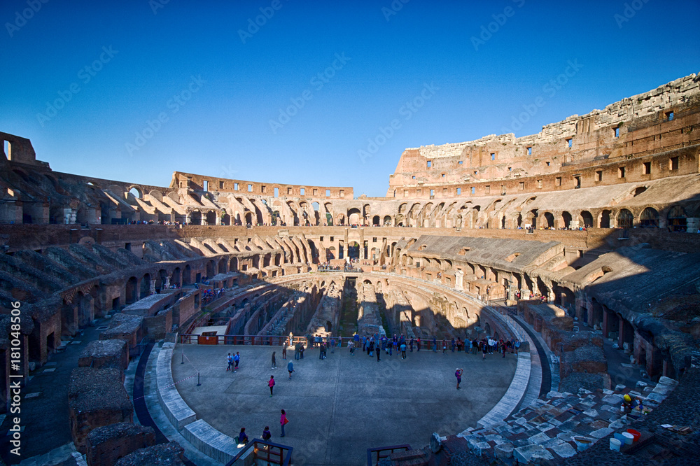 The Colosseum in Rome, Italy, HDR