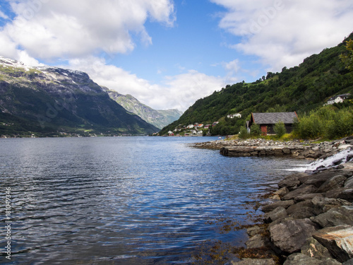 Hardanger Fjord in Norway © adellyne