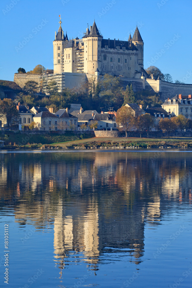 Saumur, le château au bord de la Loire