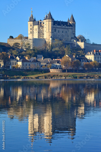 Saumur, le château au bord de la Loire