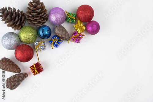 party decorations Gift Pack, isolated on white background.