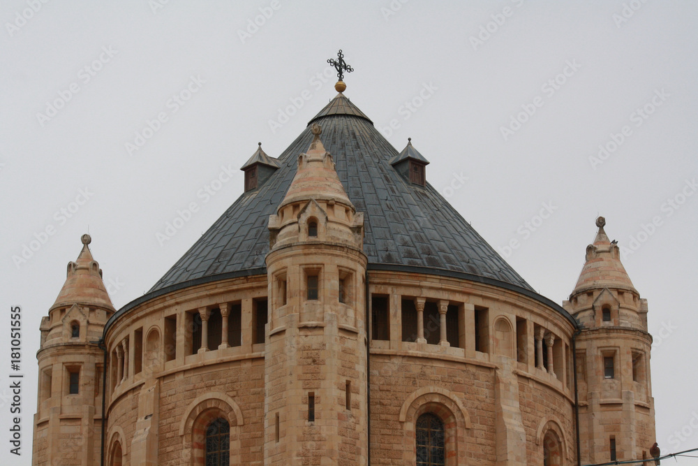 Cúpula Iglesia católica en Jerusalem