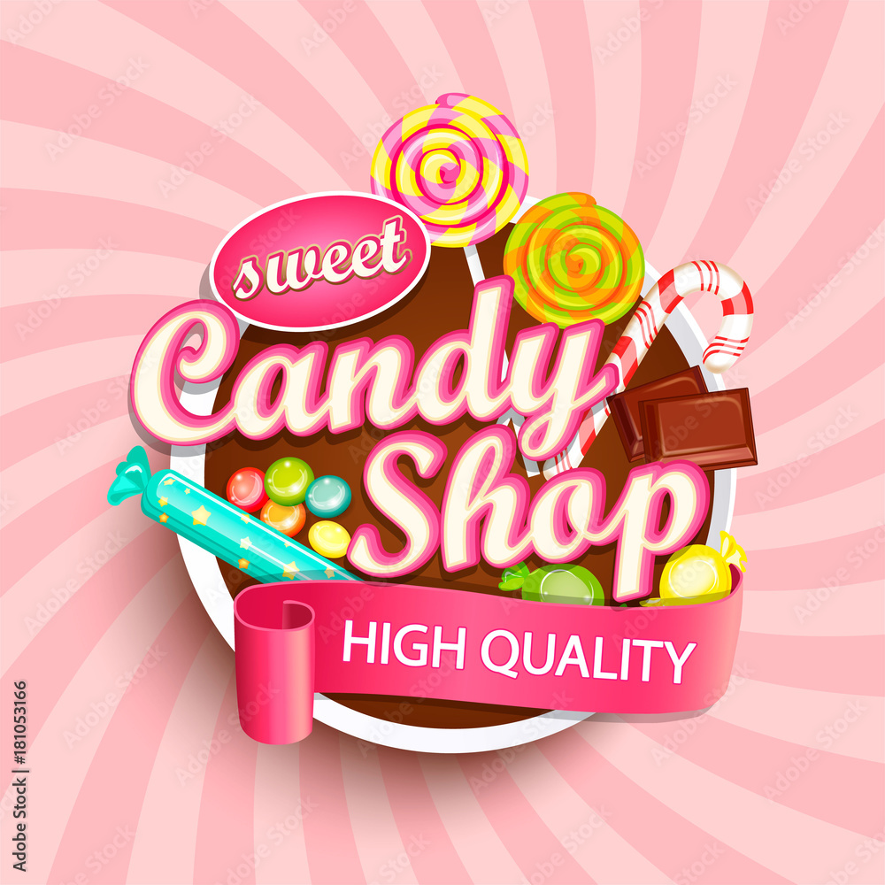 candy shop logos