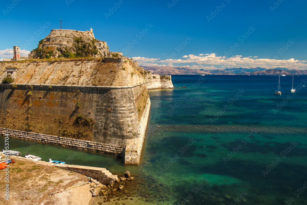 Alte Festung in Kerkyra auf Korfu Griechenland