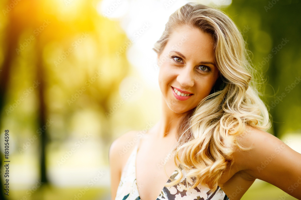 Attractive young woman outdoors Attractive young woman outdoors