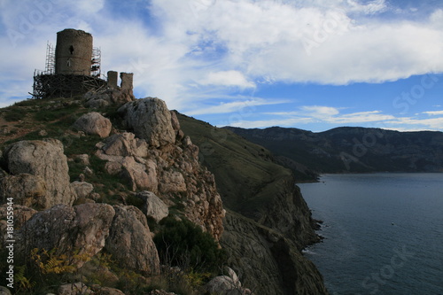 Genoese fortress near Balaklava, Crimea