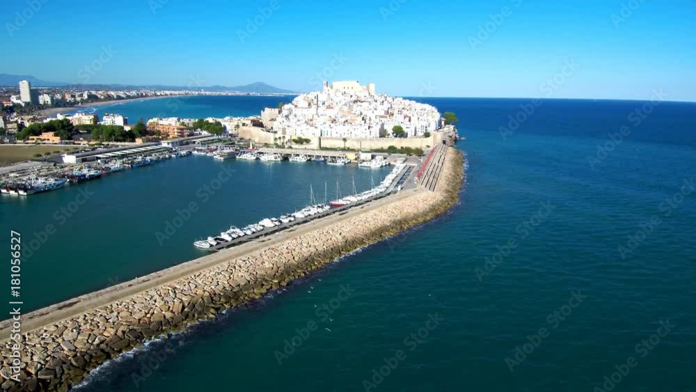 Peñiscola, Castellón desde el aire. Peñiscola, Castellón desde el aire.