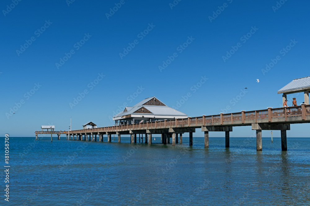 Scenic Pier at St Petersburg Beach Florida