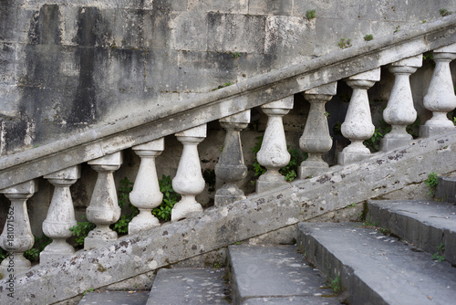 Fotografie Degrees of the old staircase