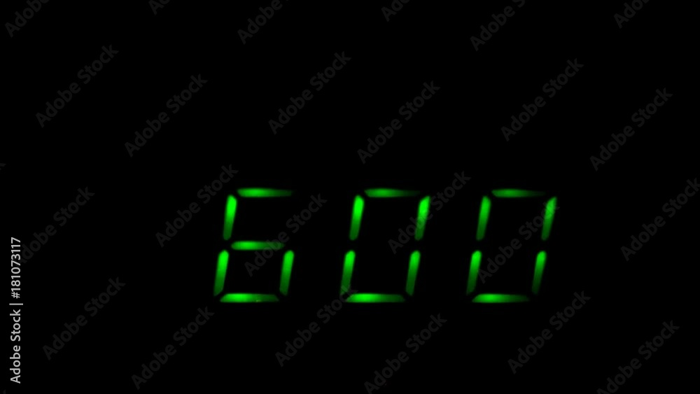 green numbers change on electronic clock green numbers change on electronic clock