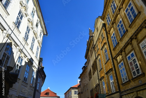 Historische Gebäude in der Prager Kleinseite– Malá Strana Prag 
