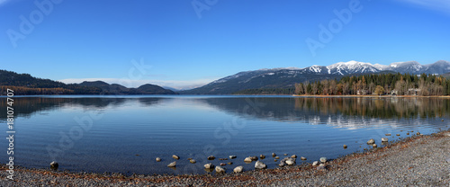 Whitefish Lake, Montana Panorama photo