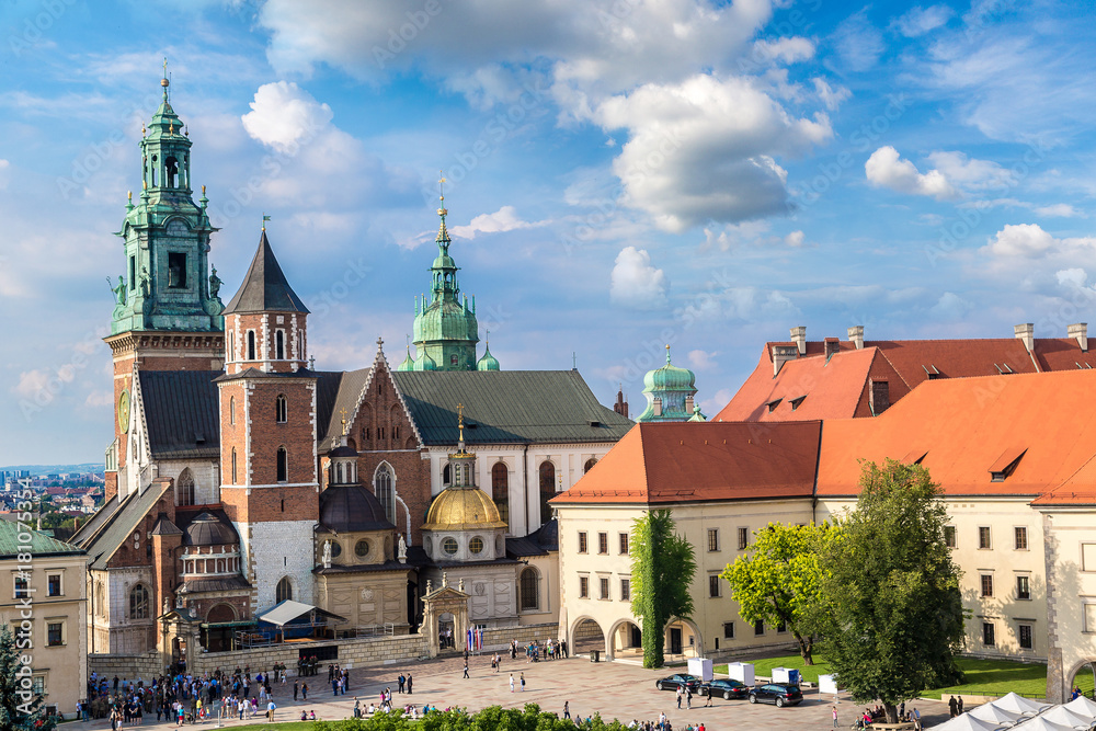 Naklejka premium Poland, Wawel Cathedral