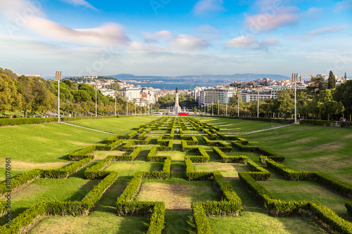 Eduardo VII park   in Lisbon photo