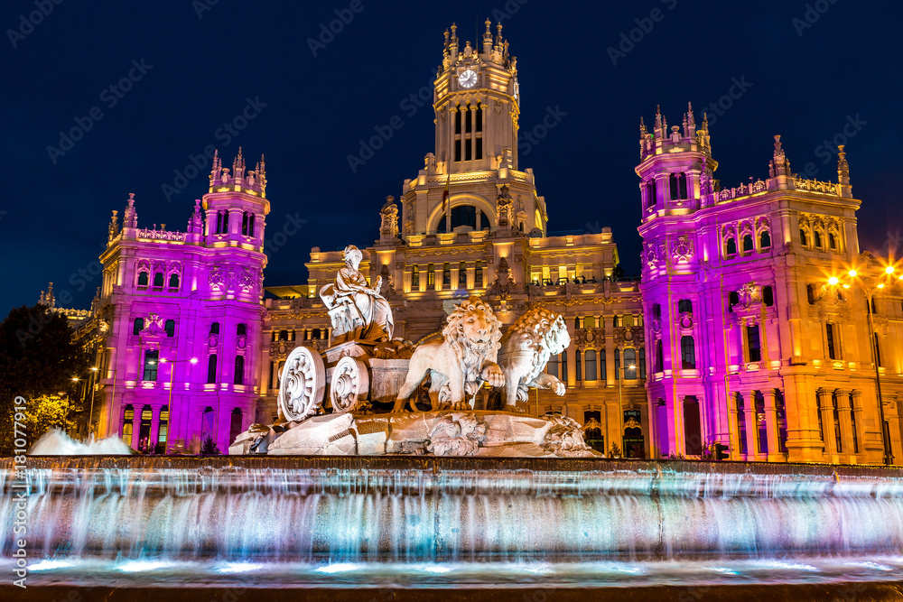 Cibeles fountain  in Madrid