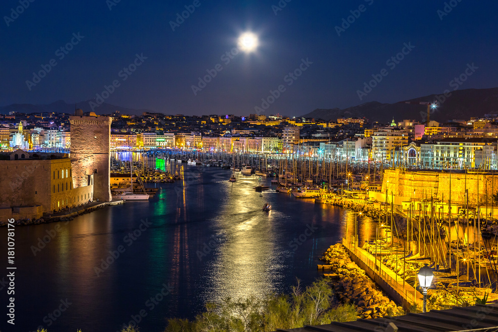 Saint Jean Castle and Cathedral de la Major in Marseille Saint Jean Castle and Cathedral de la Major in Marseille