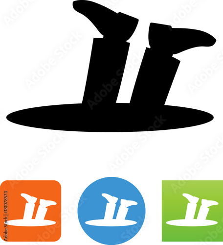 Fall In Hole Icon