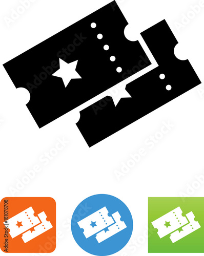 Pair Of Tickets Icon