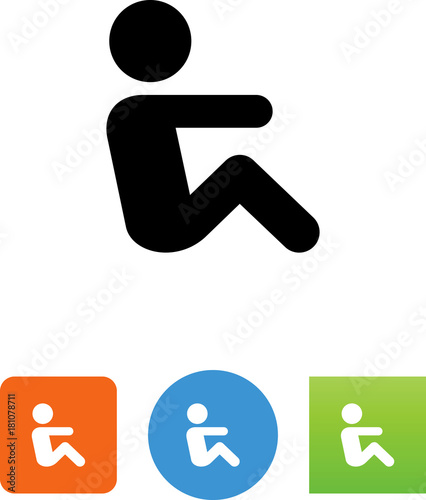 Person Doing Situps Icon