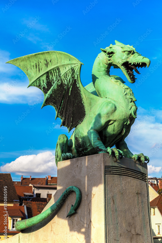 Dragon bridge in Ljubljana