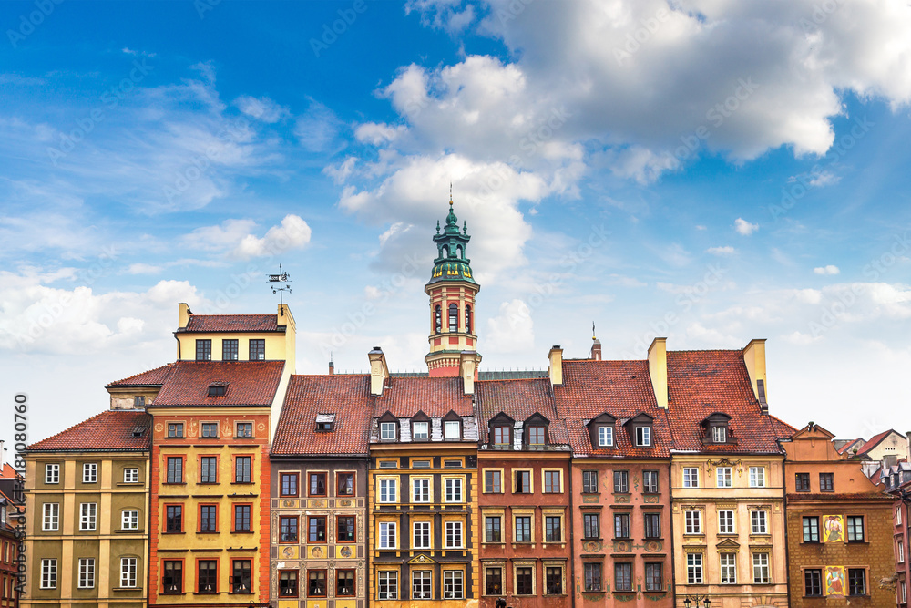 Obraz premium Stare miasto sqare w Warszawie