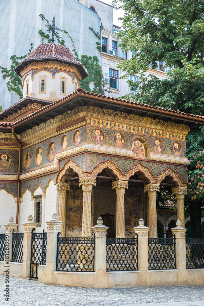 Obraz premium Stavropoleos monastery in Bucharest