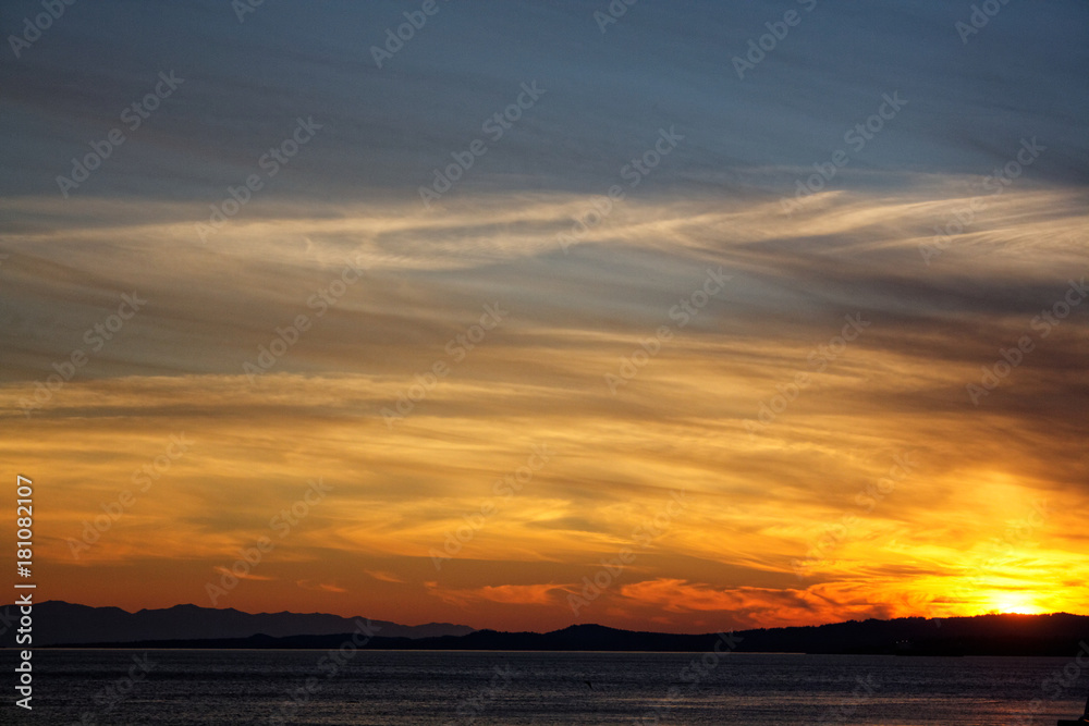 Fototapeta premium Sunset over victoiria