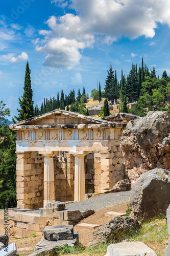 The Athenian treasury in Delphi