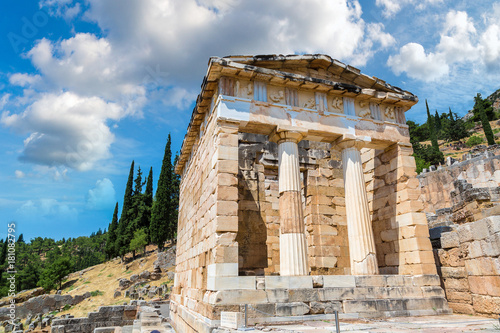 The Athenian treasury in Delphi