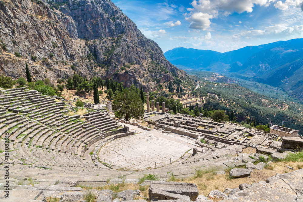 Ancient theater in Delphi