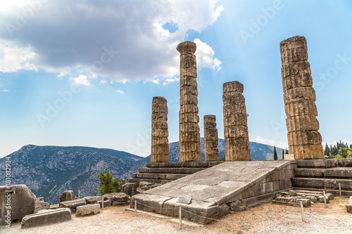 The Temple of Apollo in Delphi photo