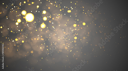 Christmas Background. Golde...