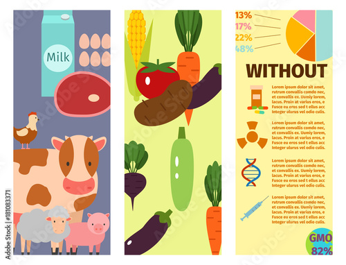Farm cards vector illustration nature food harvesting grain agriculture growth cultivated design.