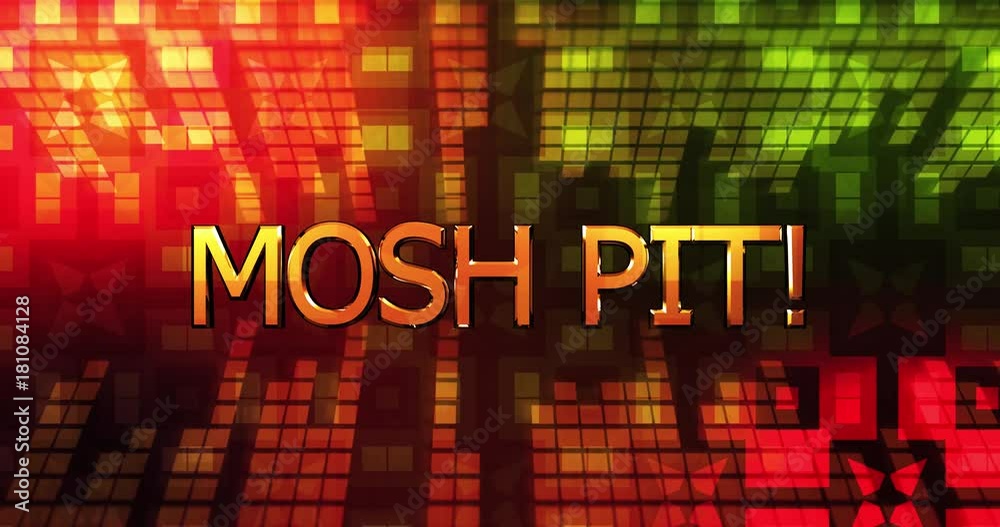 Music Rave Concert Motion Background - Mosh Pit