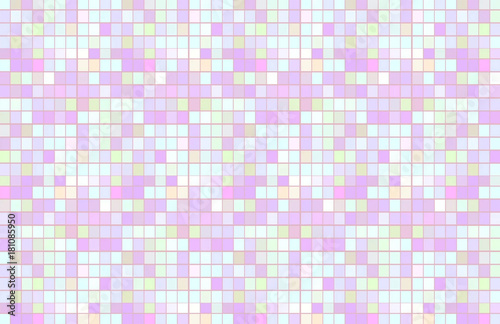 Pastel Squares Tabloid Sized Illustration