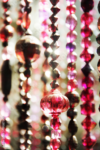 bead curtains in Moroccan style photo