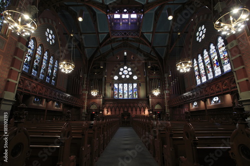 Trinity church in Boston downtown