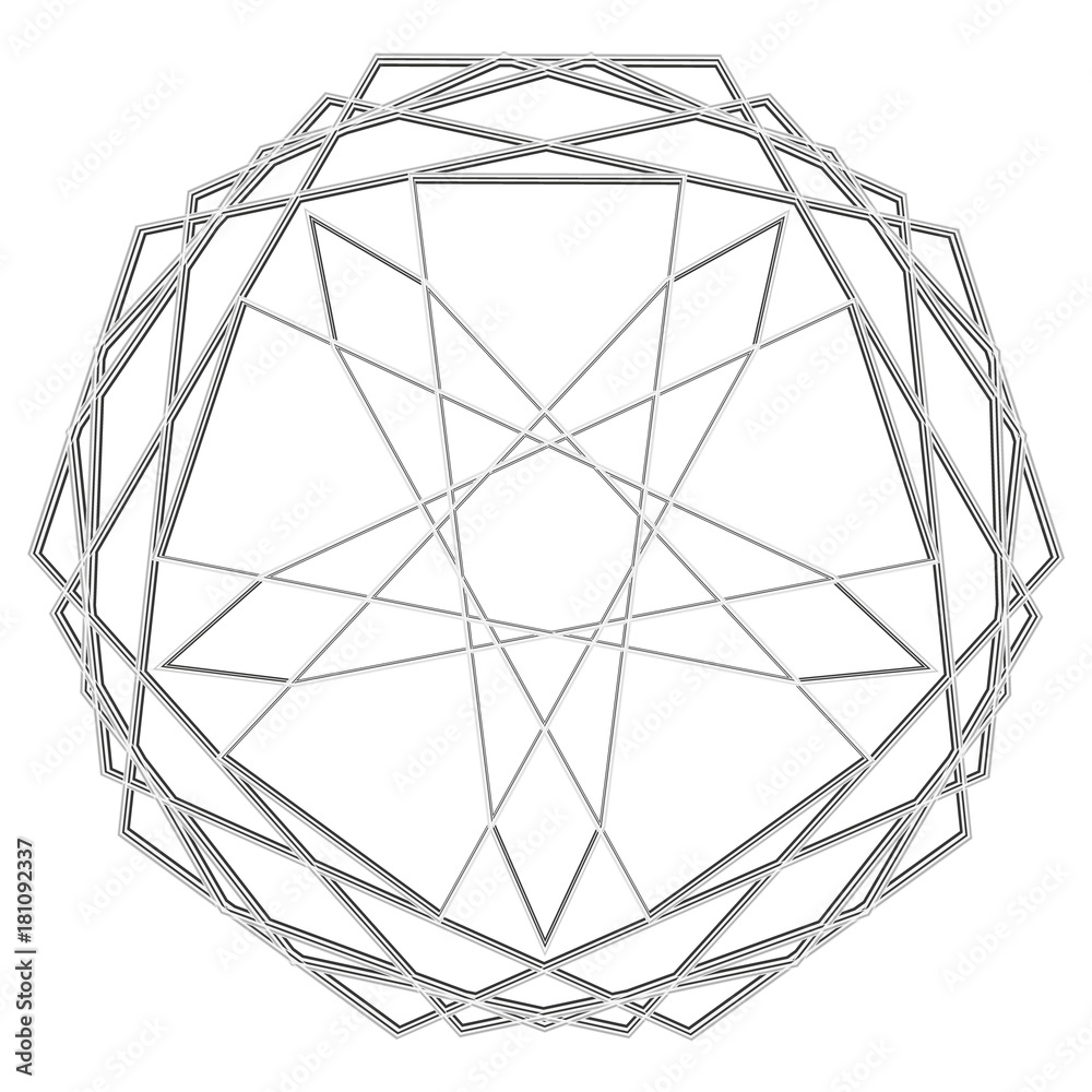 Holiday patterns of stars of snowflakes and flowers for gifts